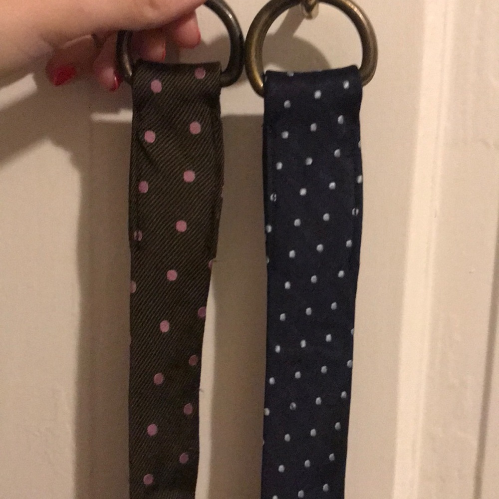 J Crew fabric belts